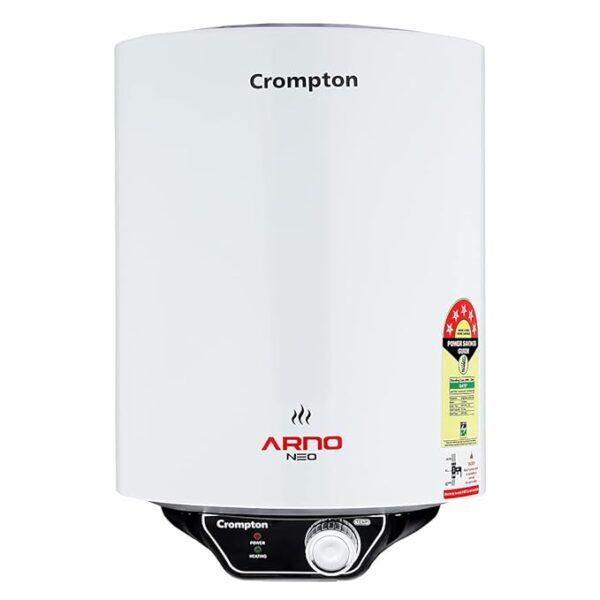 Crompton Arno Neo 25-L 5 Star Rated Storage Water Heater (Geyser) with Advanced 3 Level Safety, National Energy Conservation Award Winner 2023