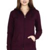 FLEXIMAA Women's Cotton Full Zipper Sweatshirt Hoodies with Kangaroo Pocket