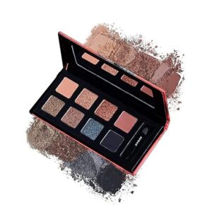 SUGAR Cosmetics Blend The Rules Eyeshadow Palette | Long Lasting, Smudge Proof & Shimmery Finish | 10.4 Gm - 02 Warrior (8 Smokey Shades)