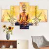 BE ROYAL Set of Five Framed Painting for Wall Decoration, 3D Paintings for Home Decoration, Paintings for Living Room, Bedroom Big Size